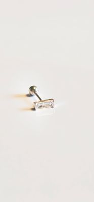 Baguette (white gold)