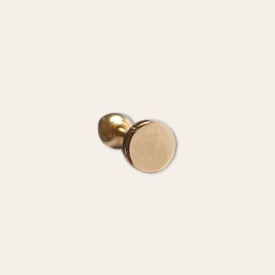 Golden Flat Disc