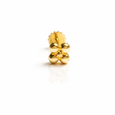 Bubble Bead Flower Flatback