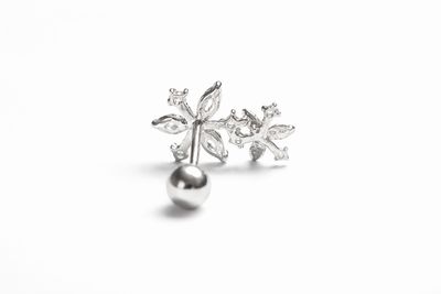 Flower Duo (White Gold)