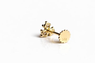 Trinity Flatback (yellow gold)