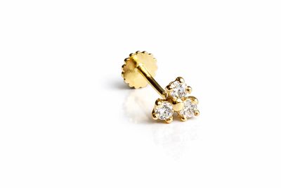 Trinity Flatback (yellow gold)