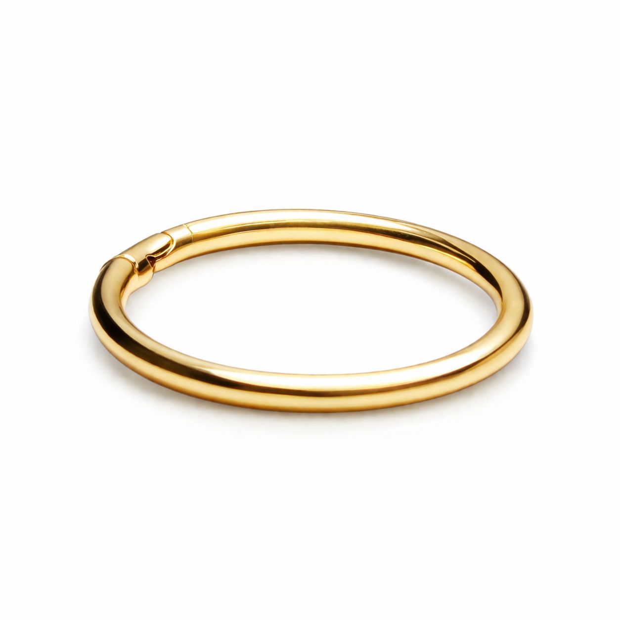 Basic 14K Solid Gold Clicker (10mm inner diameter)