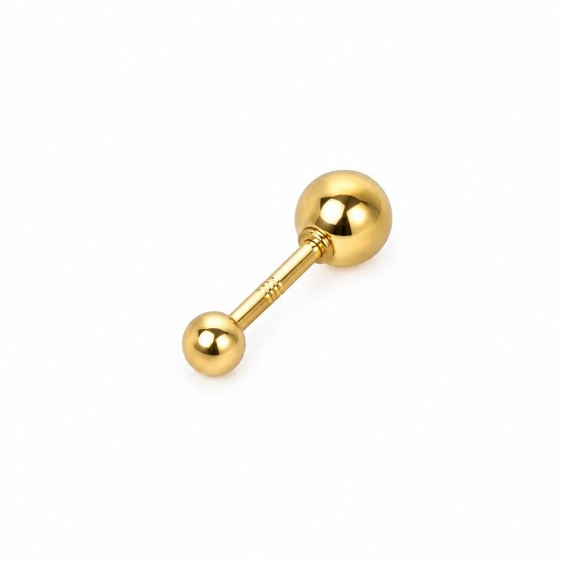 Basic Gold Barbell (4mm post length)