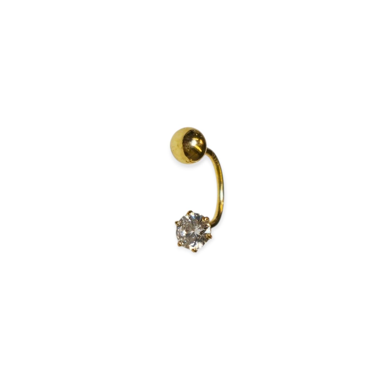 Crystal Pronged Circular Barbell