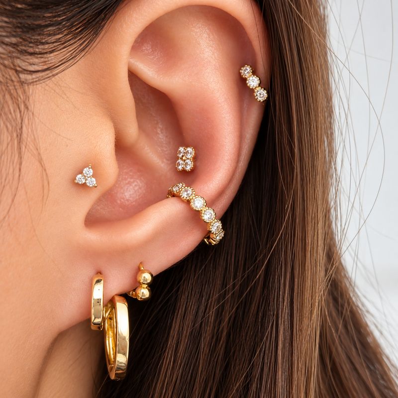 Tiny Trinity Diamonds Flatback
