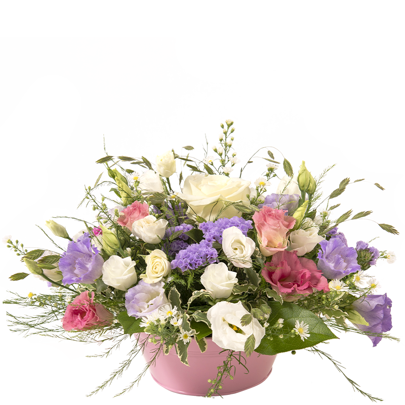 Composition fleurs "Calin-Tendresse" par votre Fleuriste de Montaigu-Vendée