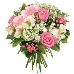 Bouquet  "la vie en rose" les Herbiers