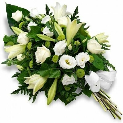 gerbe de fleurs pour deuil et crémation Aigrefeuille sur Maine