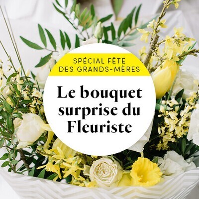Bouquet du fleuriste spécial fêtes des mamies Bouquet du fleuriste spécial fêtes des mamies