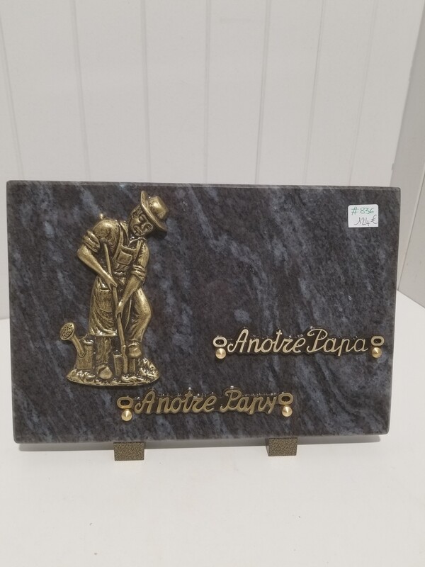 Plaque Funéraire #836