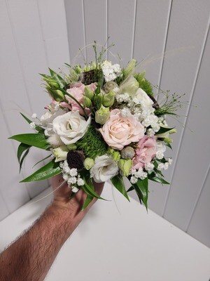 Bouquet de mariée fleurs simple