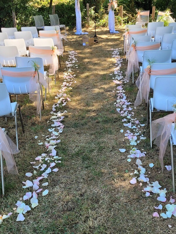 allée de cérémonie - Déco de Chaise - Bout de Banc