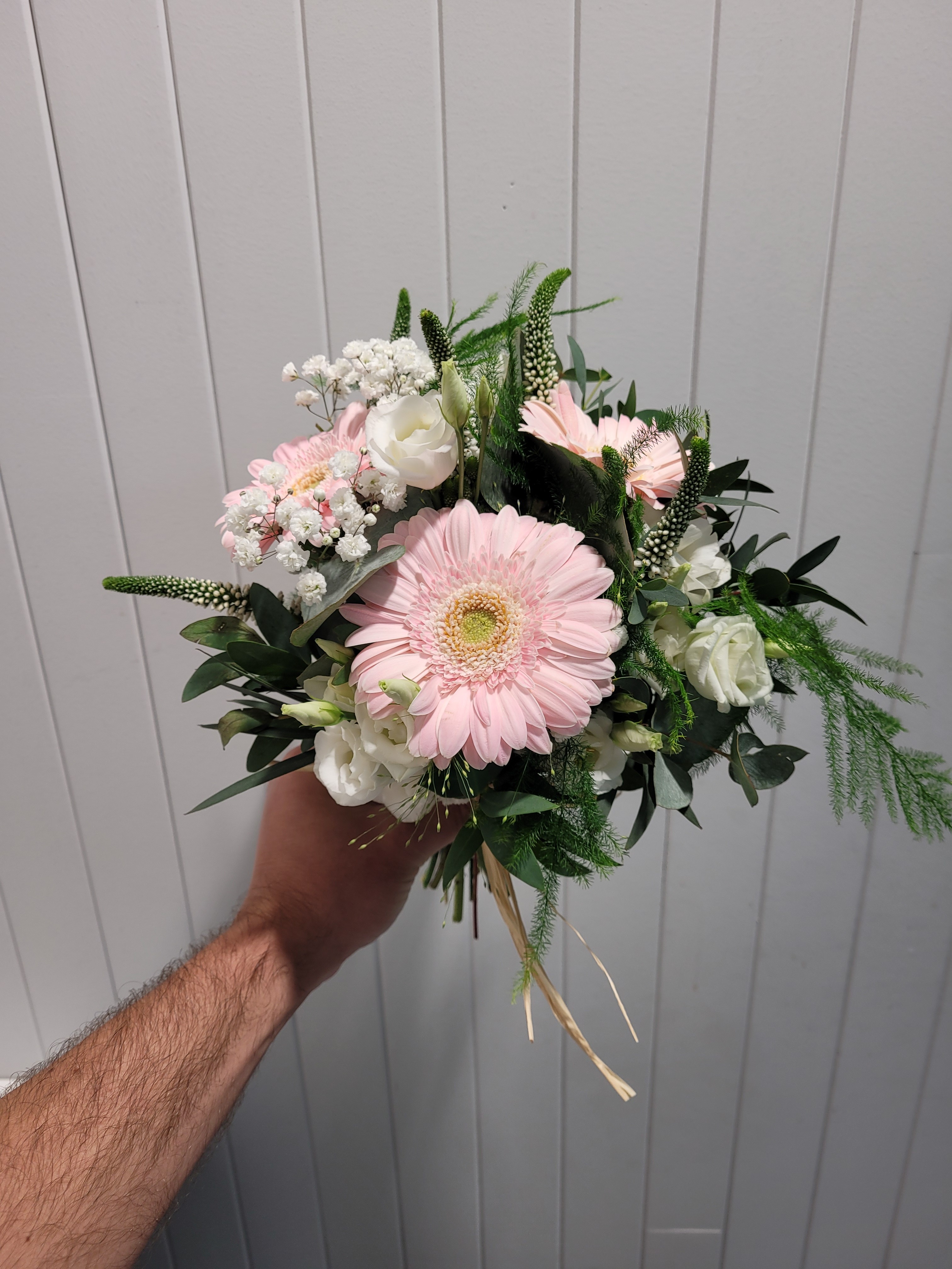 Bouquet de mariée fleurs simple
