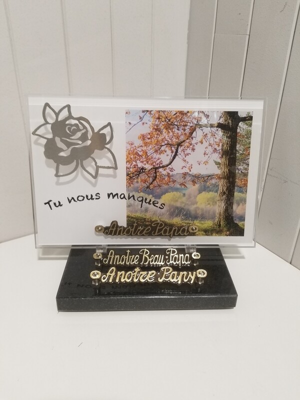 Plaque Funéraire Moderne #986