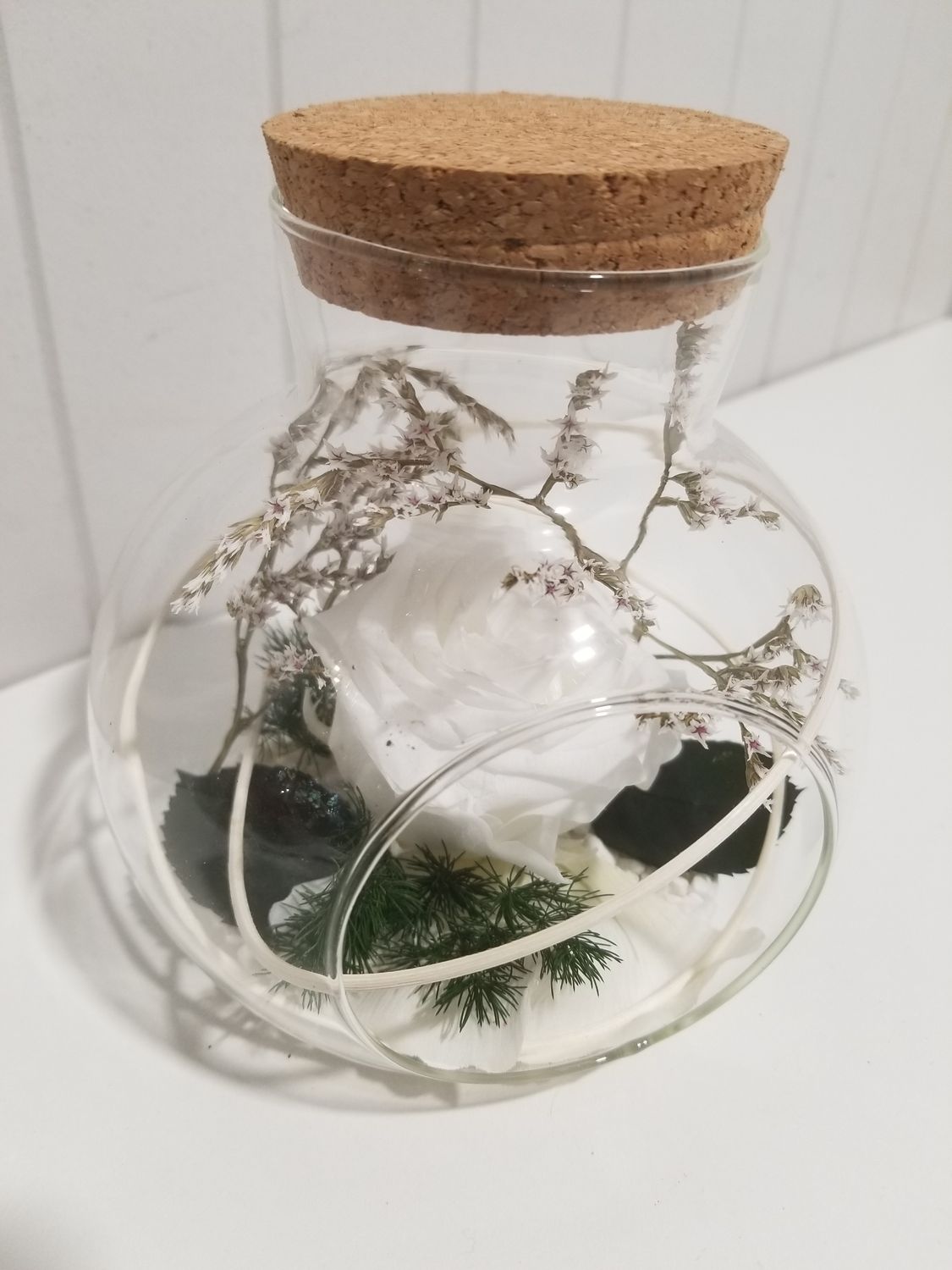 disponible en Magasin # 68 rose éternelle blanche 