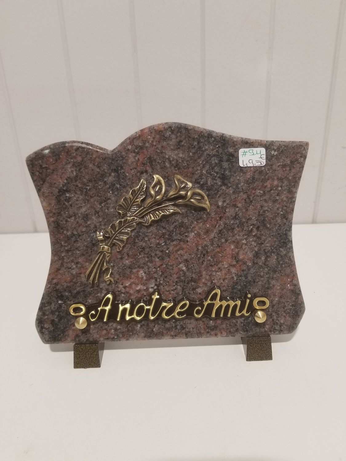 Plaque Funéraire #911