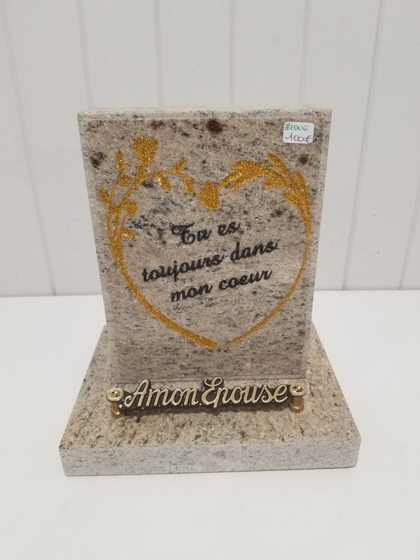 Plaque Funéraire  #1006