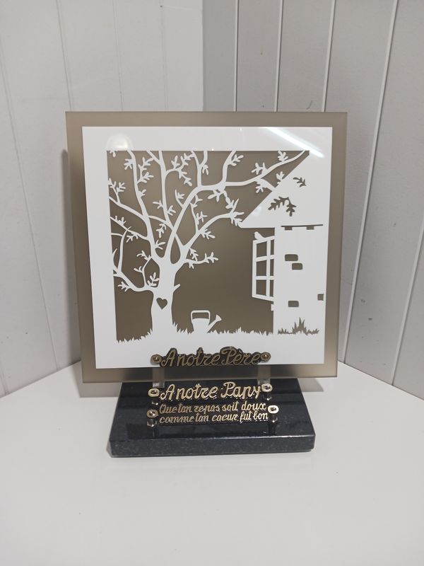 Plaque Funéraire Moderne #1020