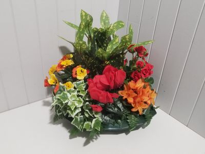 Fleurs artificielles- gerbes et composition #733