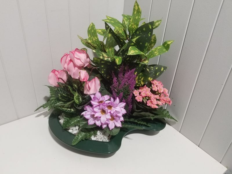 Fleurs artificielles- gerbes et composition #740