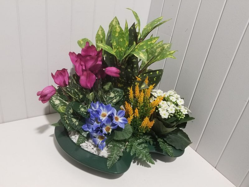 Fleurs artificielles- gerbes et composition #736