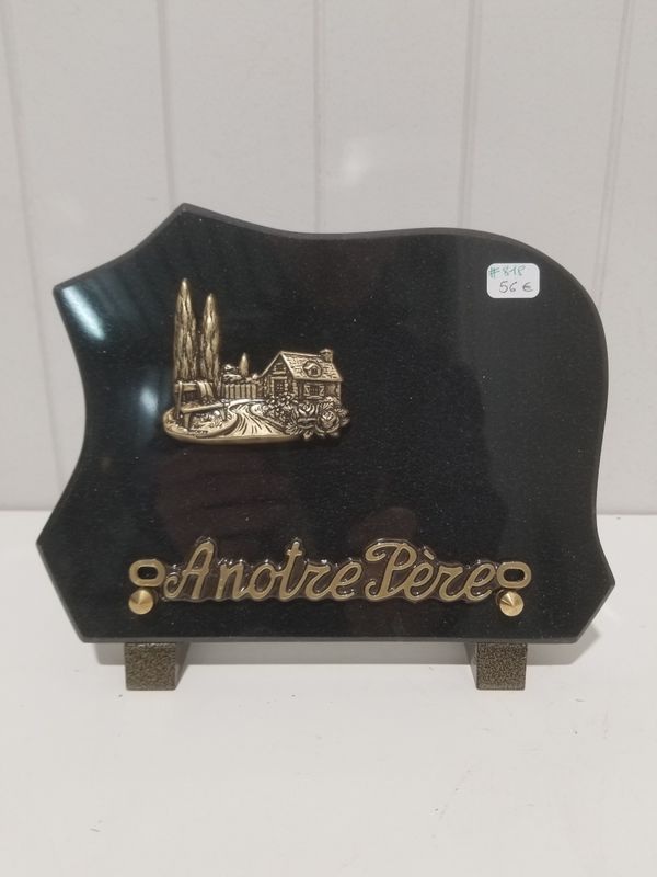 Plaque Funéraire #818