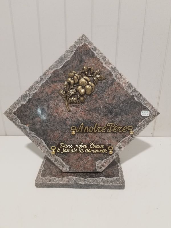 Plaque Funéraire #877