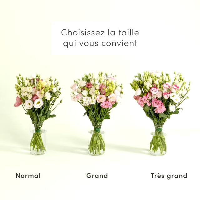 Brassée de lisianthus