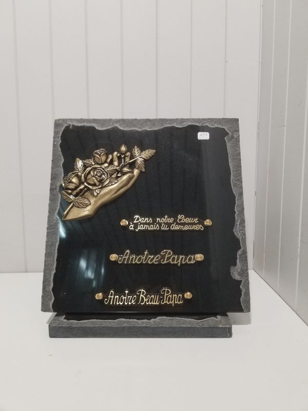 Plaque Funéraire #876