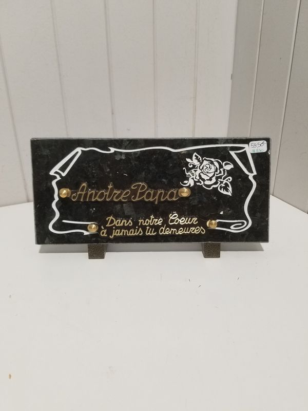Plaque Funéraire #830