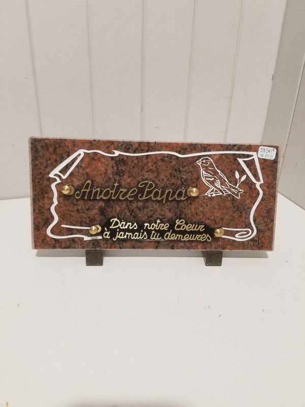 Plaque Funéraire #829