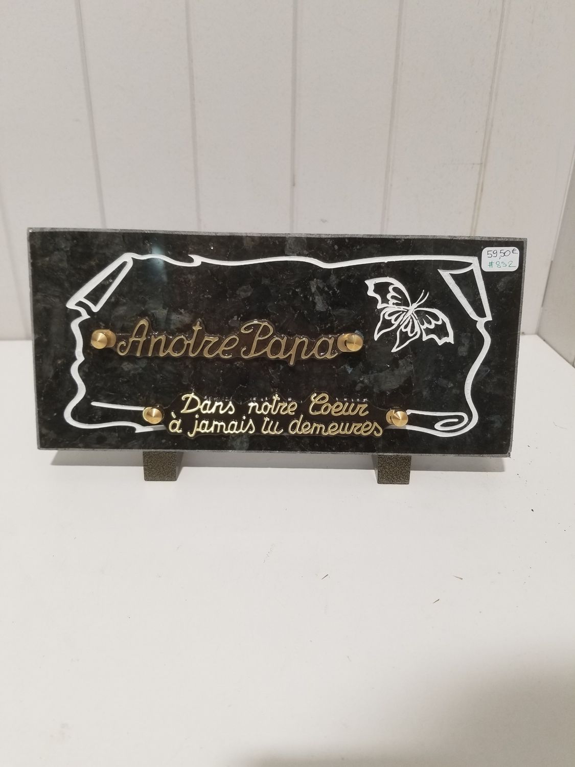 Plaque Funéraire #832