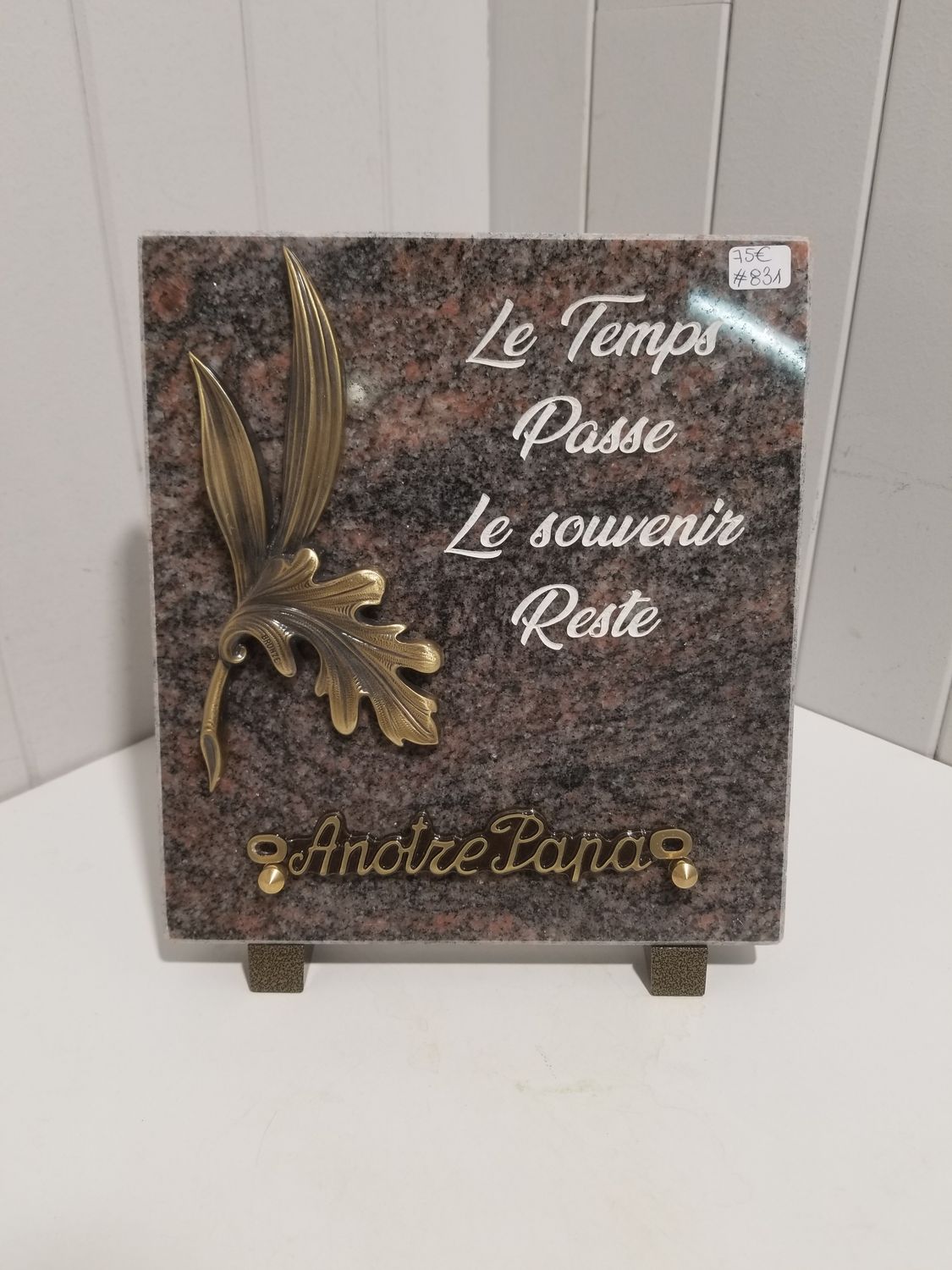 Plaque Funéraire #831