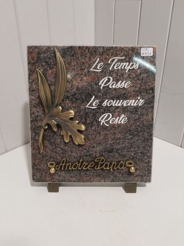 Plaque Funéraire #831