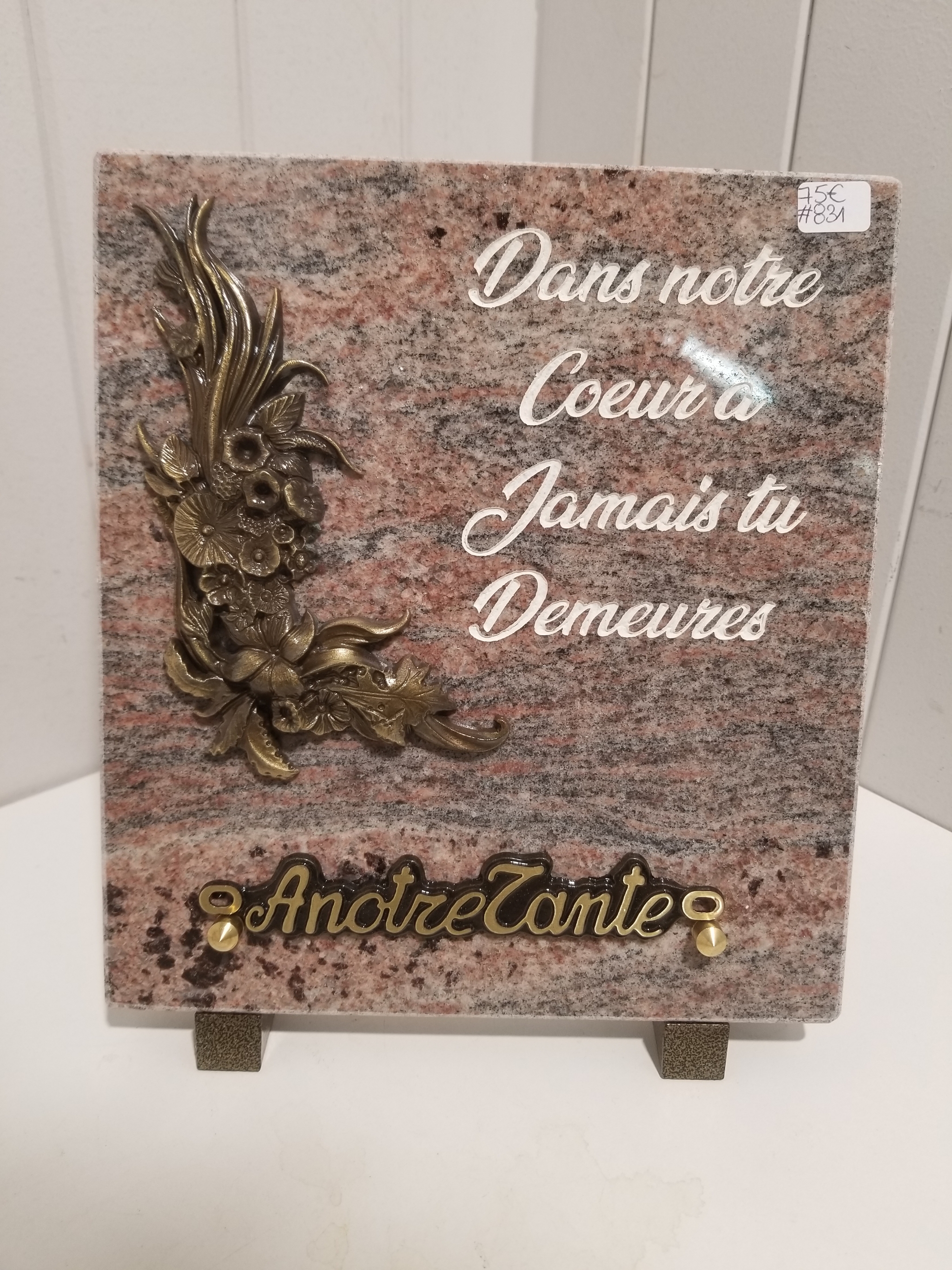 Plaque Funéraire #831