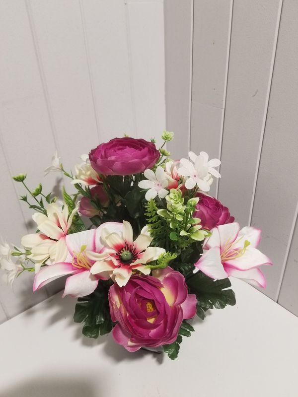 Fleurs artificielles- gerbes et composition #718