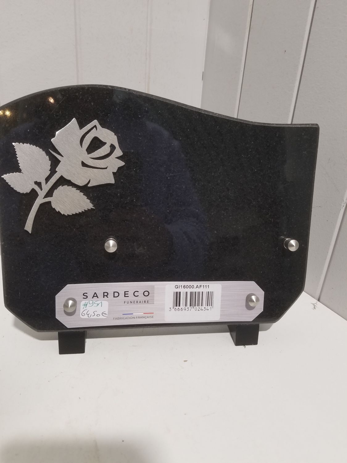 Plaque Funéraire #951 Plaque Funéraire #951