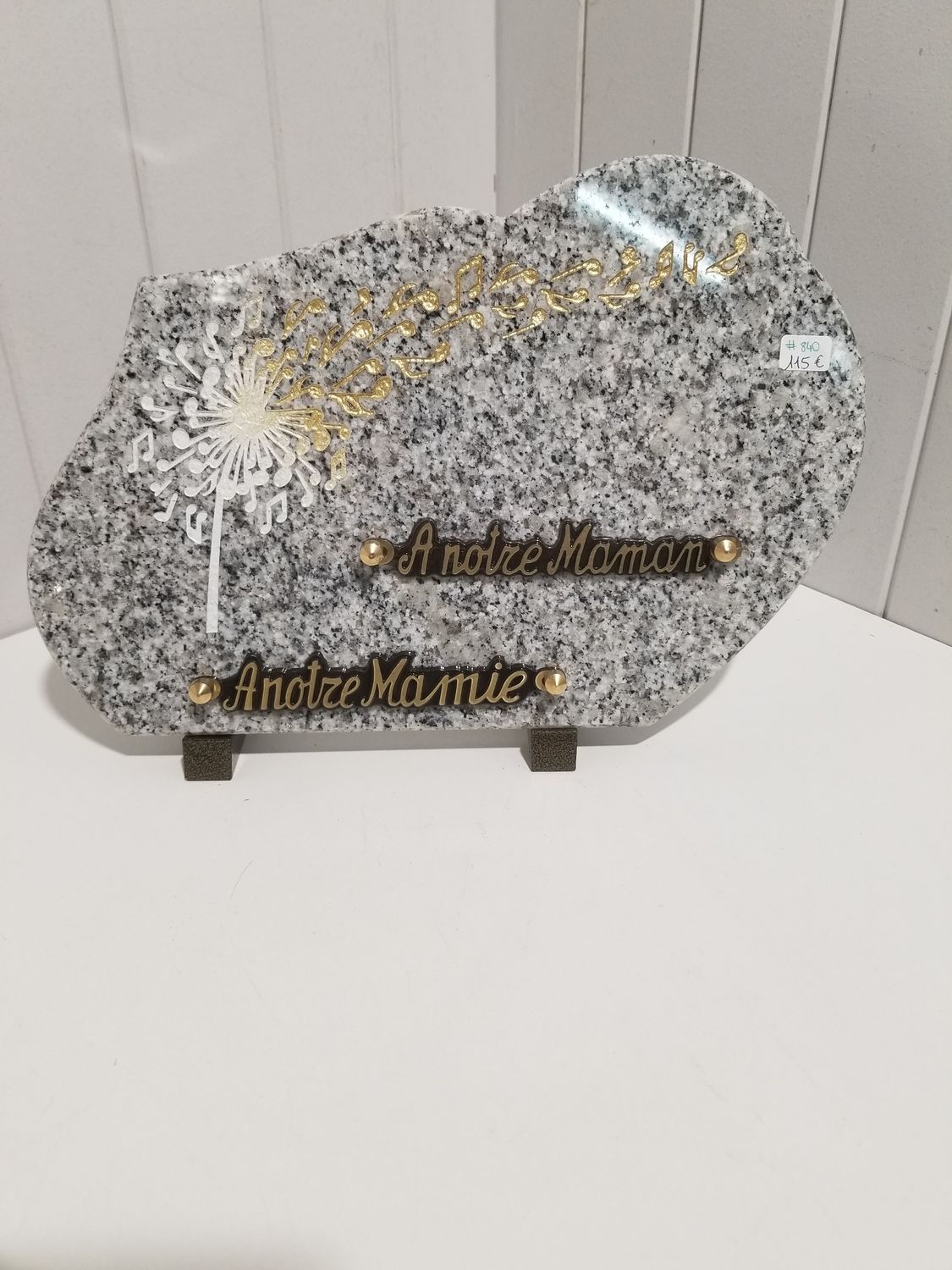 Plaque Funéraire #840 Plaque Funéraire #840