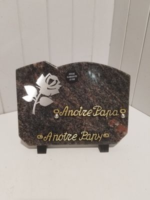 Plaque Funéraire #858