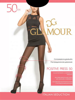 Glamour unihop carape Positive Press 50 den