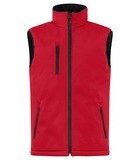 Padded Softshell Vest, FARGE: Red, STØRRELSE: 4XL