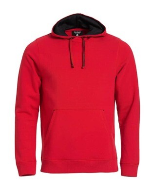 Classic Hoody, FARGE: Red, STØRRELSE: XS