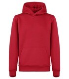 Basic Active Hoody J, FARGE: Red, STØRRELSE: 90/100