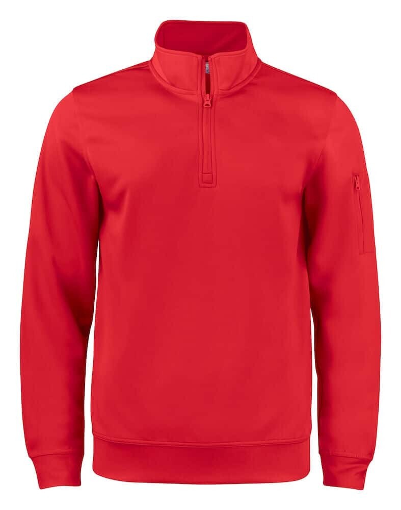 Basic Active Half Zip Junior, FARGE: Red, STØRRELSE: 90/100