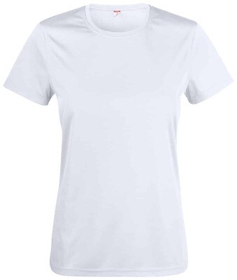 Basic Active-T Ladies, FARGE: White, STØRRELSE: XS