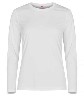 Basic Active-T LS Lady, FARGE: White, STØRRELSE: XS