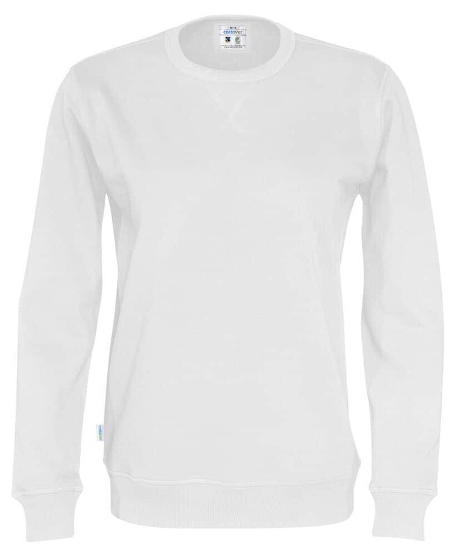 Crew Neck Unisex (GOTS), FARGE: White, STØRRELSE: 4XL