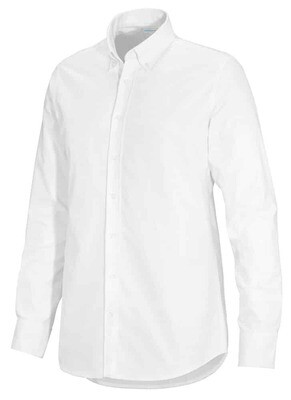 Oxford Shirt L/S Man (GOTS), FARGE: White, STØRRELSE: XS-35/36