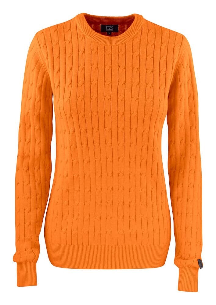 Blakely Knitted Sweater Ladies, FARGE: Blood Orange, STØRRELSE: XS